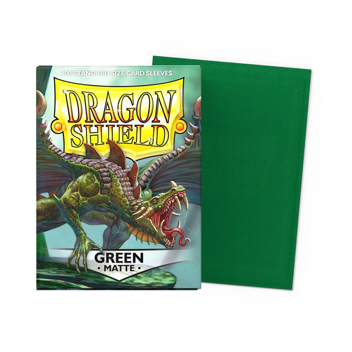 Dragon Shield Matte Sleeves - Green - Standard Size (100)