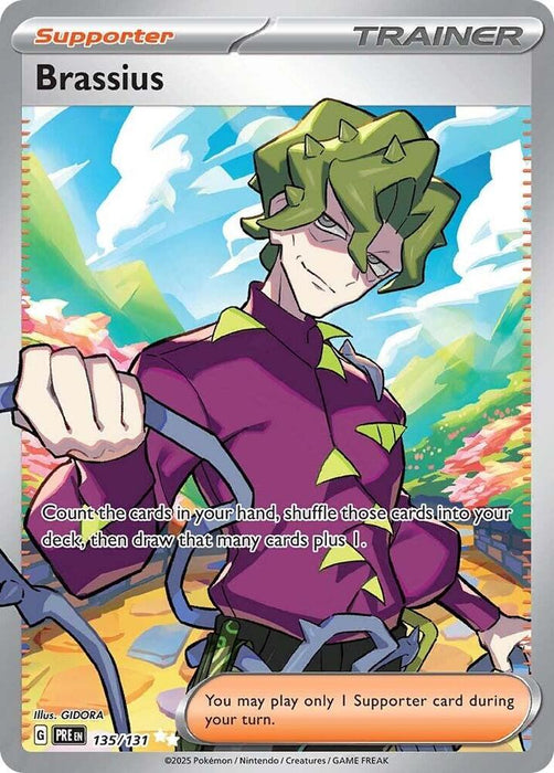 Brassius (135/131) [Scarlet & Violet: Prismatic Evolutions] 
