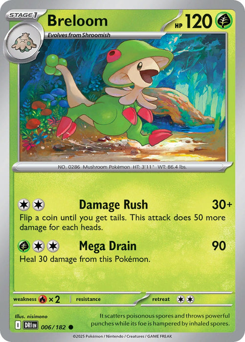 Breloom (006/182) [Scarlet & Violet: Destined Rivals] 