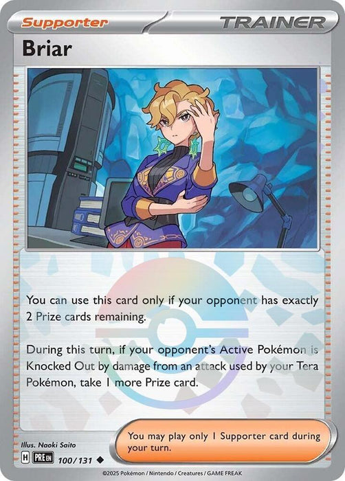Briar (100/131) (Poke Ball Pattern) [Scarlet & Violet: Prismatic Evolutions] 