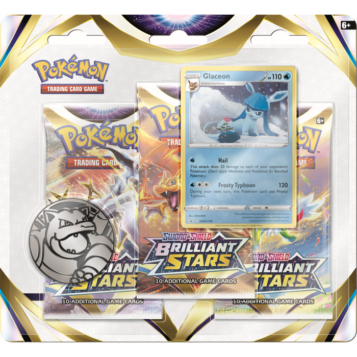 Brilliant Stars 3-Pack Blister Glaceon 