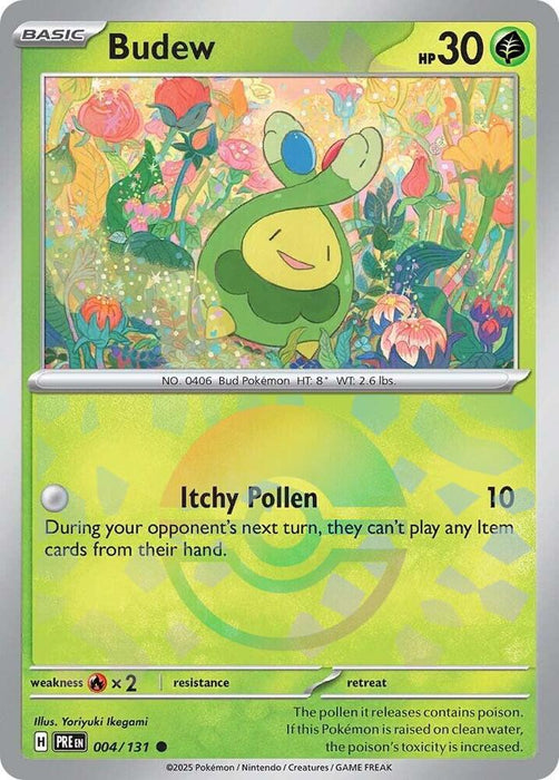 Budew (004/131) (Poke Ball Pattern) [Scarlet & Violet: Prismatic Evolutions] 