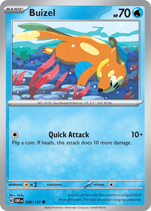 Buizel (048/197) [Scarlet & Violet: Obsidian Flames] 