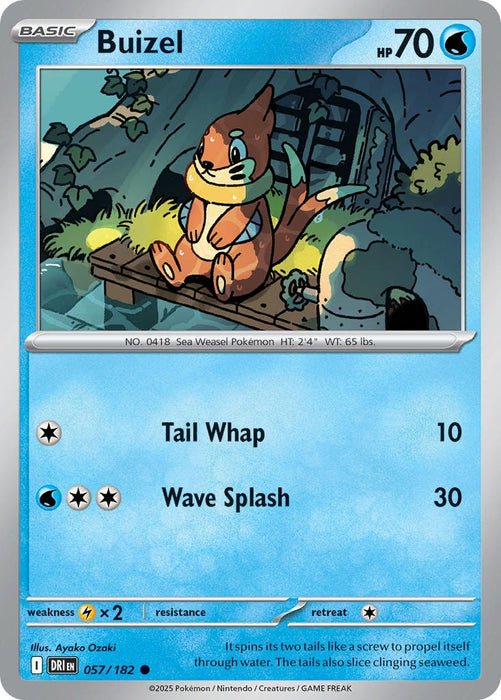 Buizel (057/182) [Scarlet & Violet: Destined Rivals] 