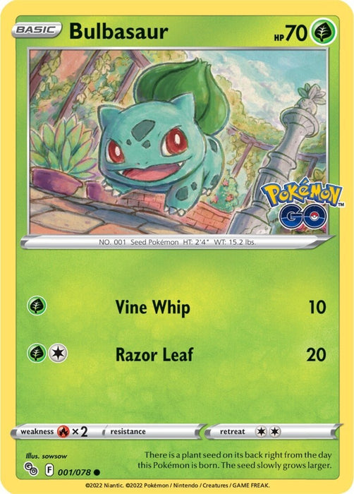 Bulbasaur (001/078) [Pokemon GO] 