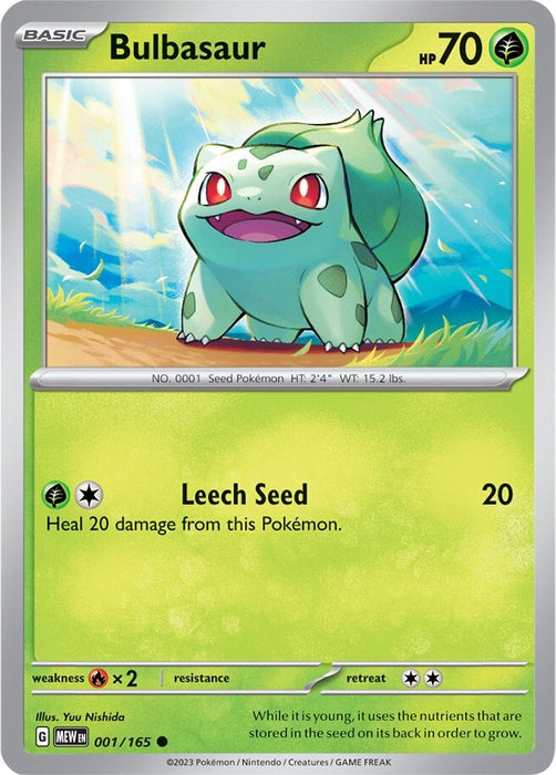 Bulbasaur (001/165) [Scarlet & Violet: 151] 