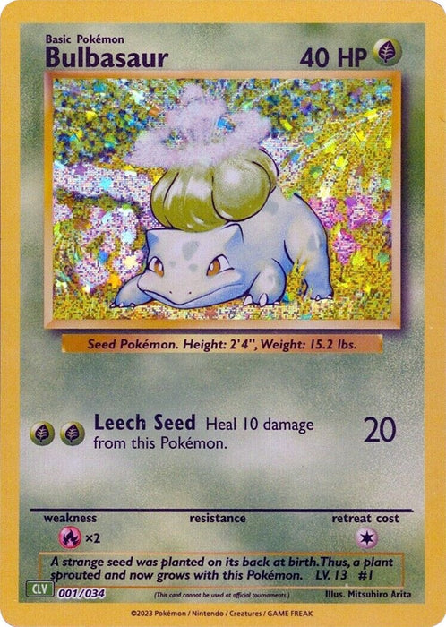 Bulbasaur [Trading Card Game Classic] 