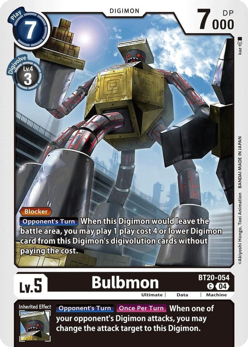 Bulbmon (#BT20-054 C) (Release Special Booster 2.5) Near Mint 