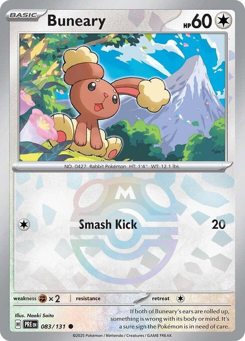 Buneary (083/131) (Master Ball Pattern) [Scarlet & Violet: Prismatic Evolutions] 