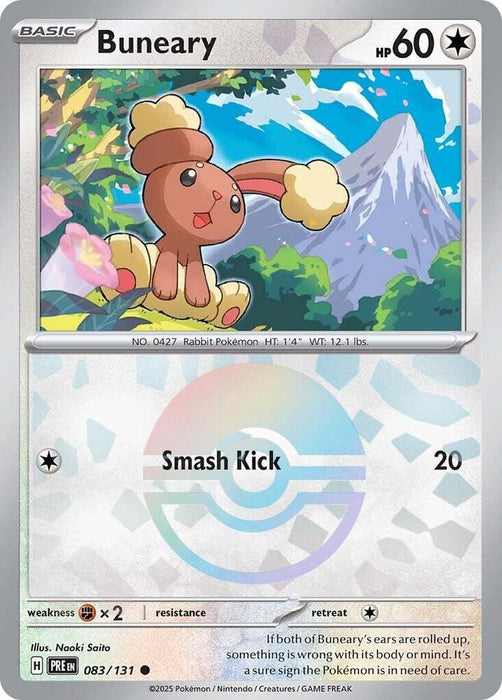 Buneary (083/131) (Poke Ball Pattern) [Scarlet & Violet: Prismatic Evolutions] 