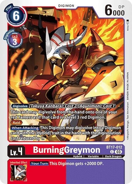 BurningGreymon (BT17-012 C) 