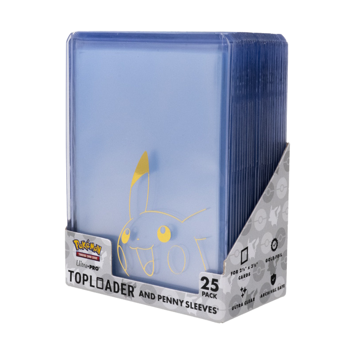 Ultra Pro 3" x 4" Pikachu Toploader with Bonus Sleeves (25)