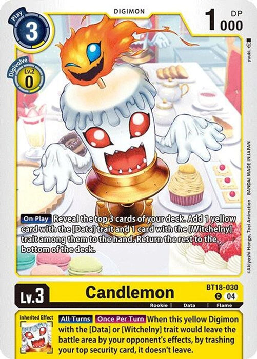 Candlemon (#BT18-030 C) (Release Special Booster 2.0) Near Mint 