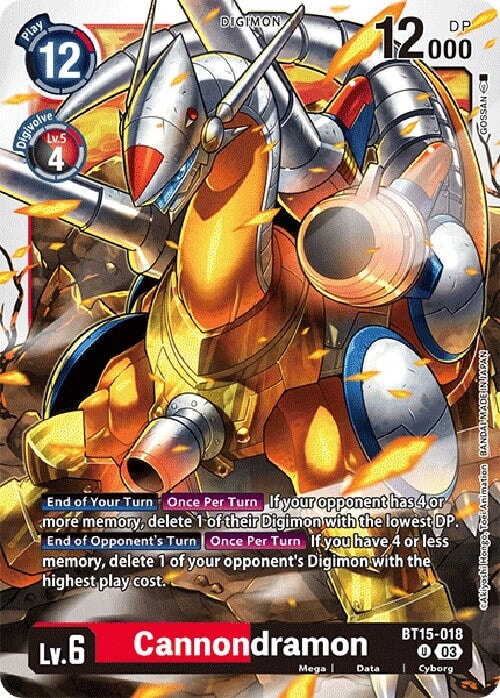 Cannondramon (BT15-018 U) 