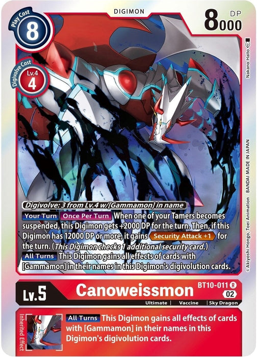 Canoweissmon (BT10-011 R) 