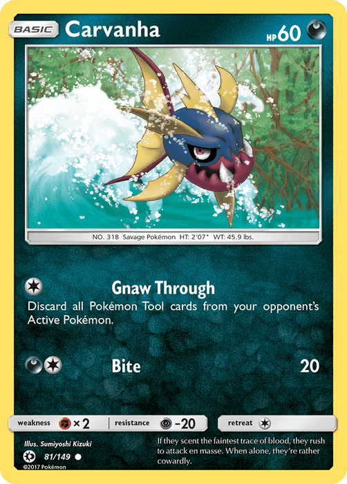 Carvanha [SM Base Set] 