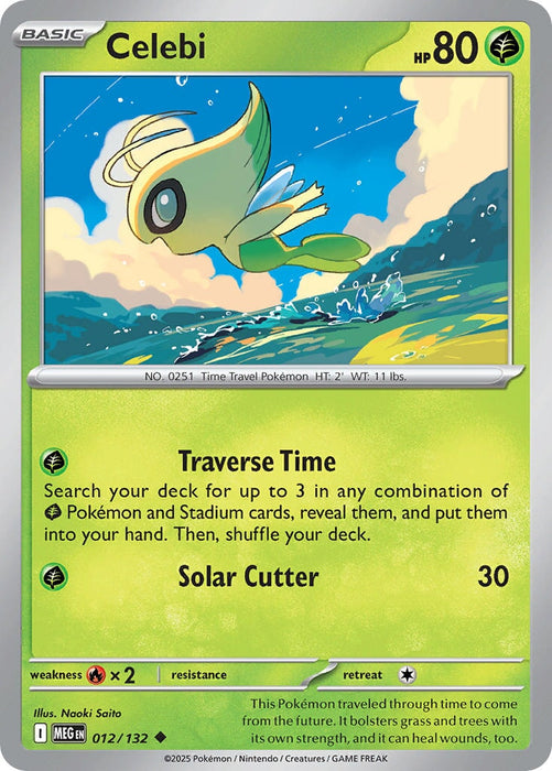 Celebi (012/132) [Mega Evolution: Base Set] 