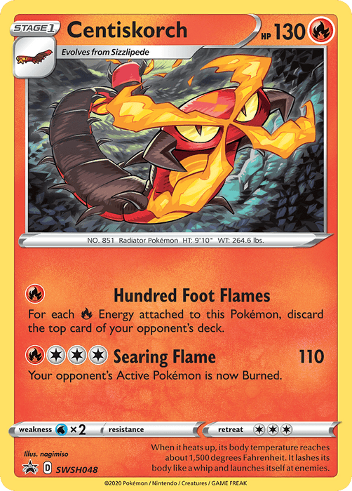 Centiskorch (SWSH048) [Sword & Shield: Black Star Promos] 