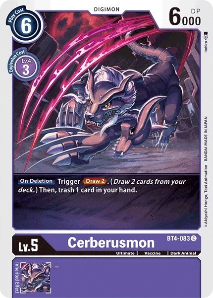 Cerberusmon (BT4-083 C) 