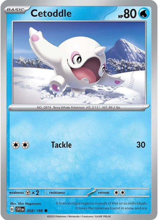 Cetoddle (058/198) [Scarlet & Violet: Base Set] 