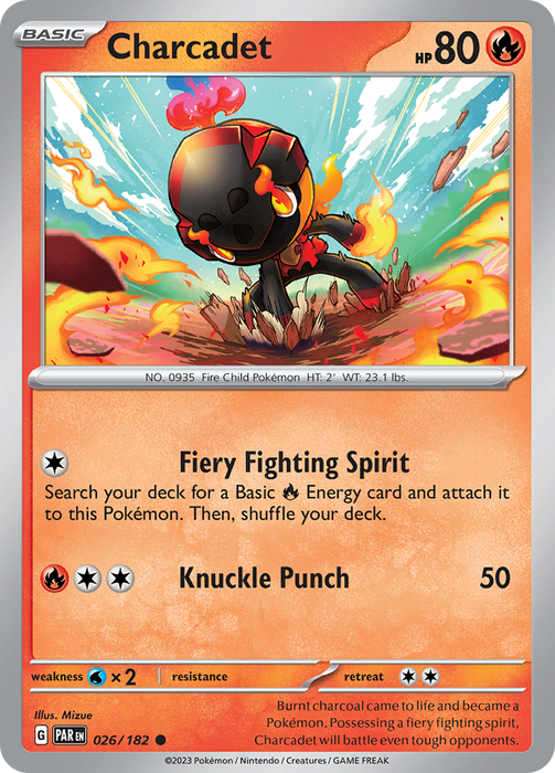 Charcadet (026/182) [Scarlet & Violet: Paradox Rift] 