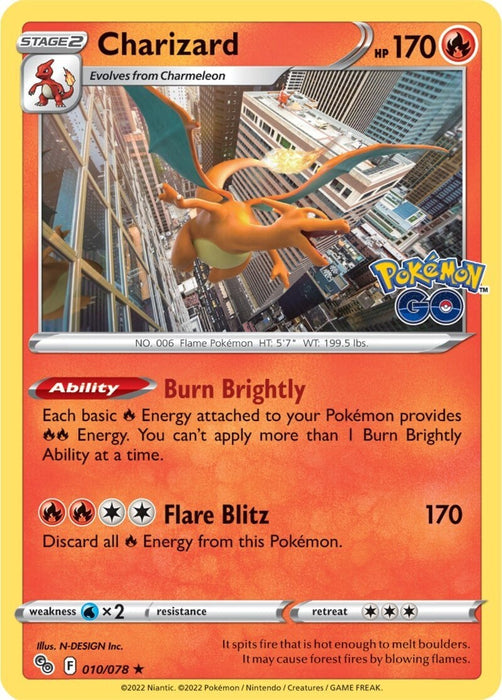 Charizard (010/078) [Pokemon GO] 