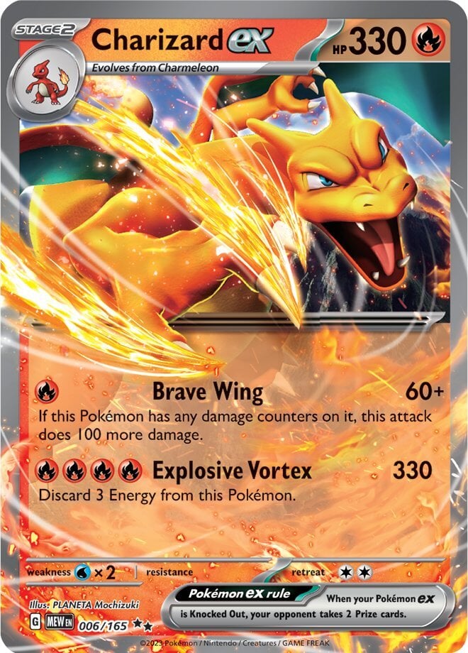 Charizard ex (006/165) [Scarlet & Violet: 151] — Manta Trading
