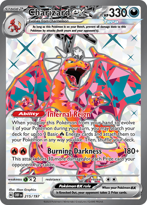 Charizard ex (215/197) [Scarlet & Violet: Obsidian Flames] 