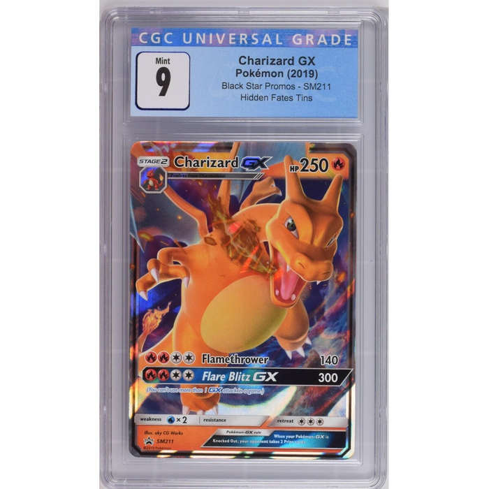 Charizard GX (SM211) - Ultra Rare - Black Star Promo [CGC 9] 