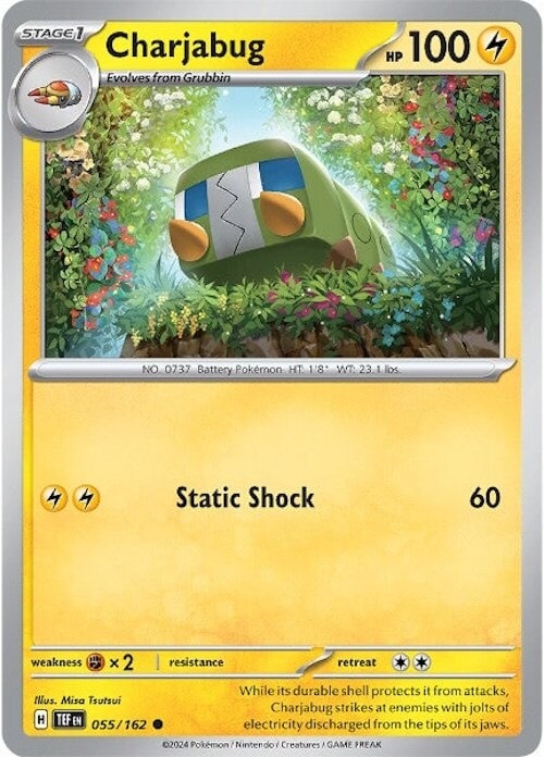 Charjabug (055/162) [Scarlet & Violet: Temporal Forces] 