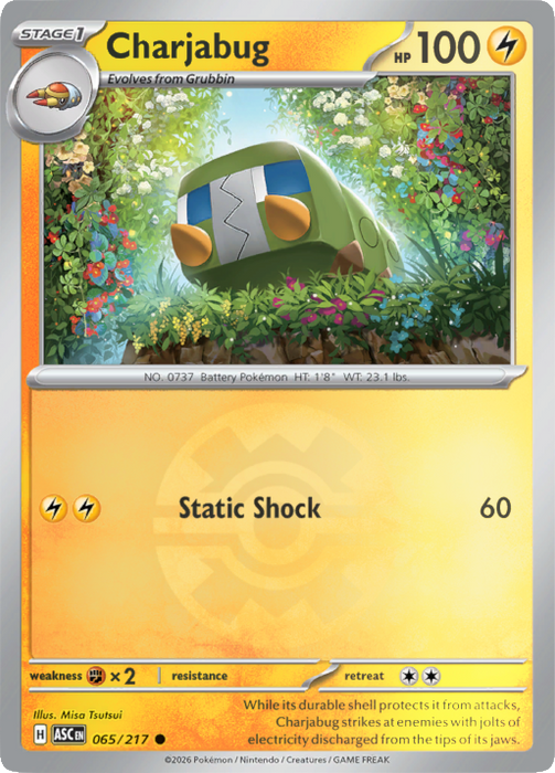 Charjabug (Quick Ball) (065/217) [Mega Evolution: Ascended Heroes]