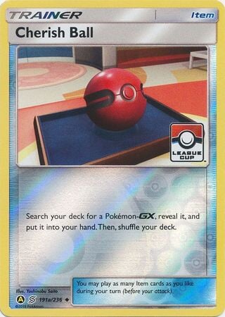 Cherish Ball (191a/236) (League Promo) [Sun & Moon: Unified Minds] 