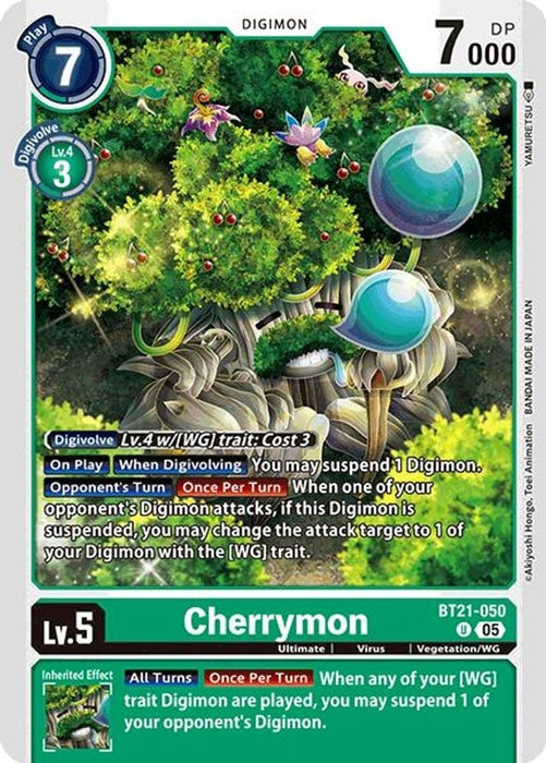 Cherrymon (#BT21-050 U) (World Convergence) Near Mint 