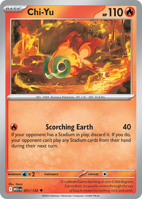 Chi-Yu (031/132) [Mega Evolution: Base Set] 