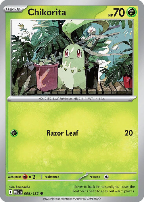 Chikorita (008/132) [Mega Evolution: Base Set] 