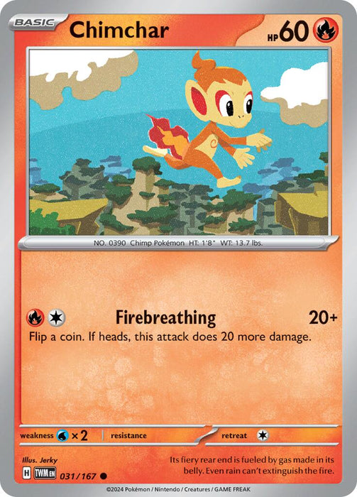 Chimchar (031/167) [Scarlet & Violet: Twilight Masquerade] 