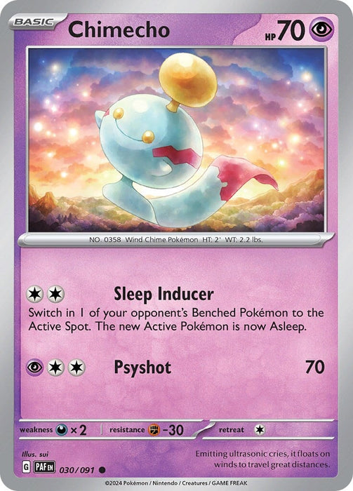 Chimecho (030/091) [Scarlet & Violet: Paldean Fates] 