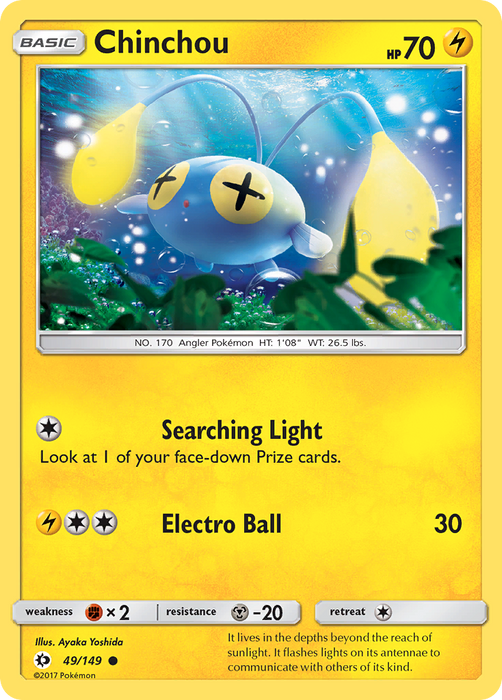 Chinchou [SM Base Set] 
