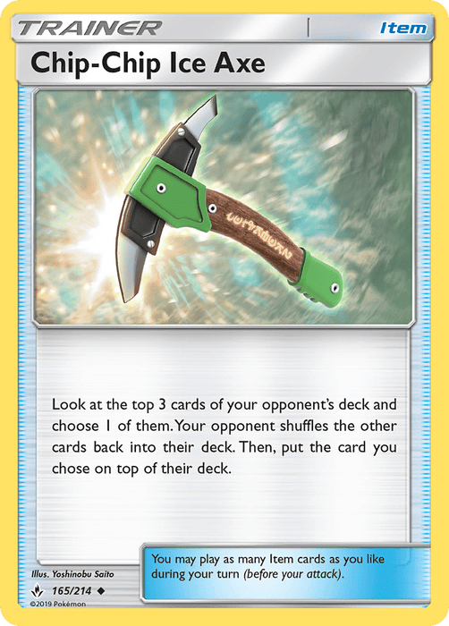 Chip-Chip Ice Axe (165/214) [Sun & Moon: Unbroken Bonds] 