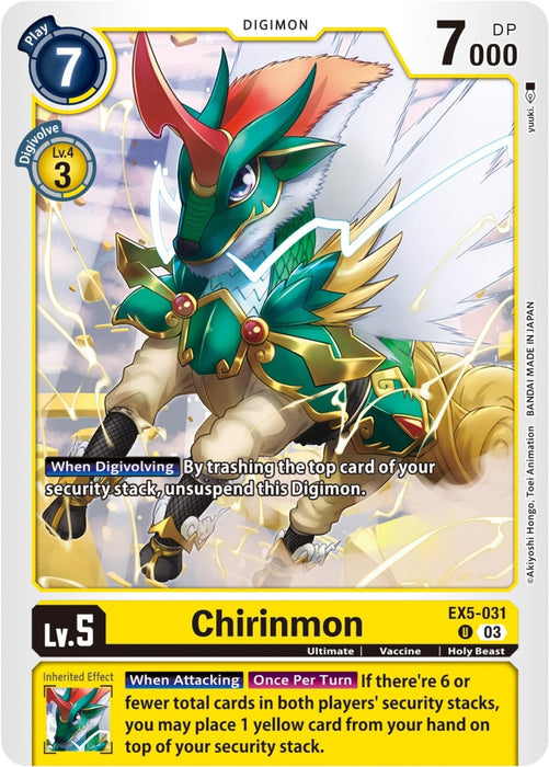 Chirinmon (EX5-031 U) 