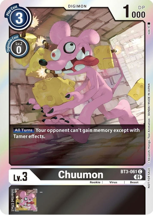 Chuumon (Official Tournament Pack Vol. 7) (#BT3-061 C) (Release Special Booster 1.0) Near Mint Foil 