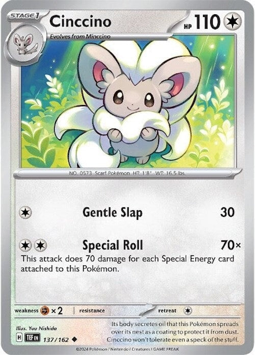 Cinccino (137/162) [Scarlet & Violet: Temporal Forces] 