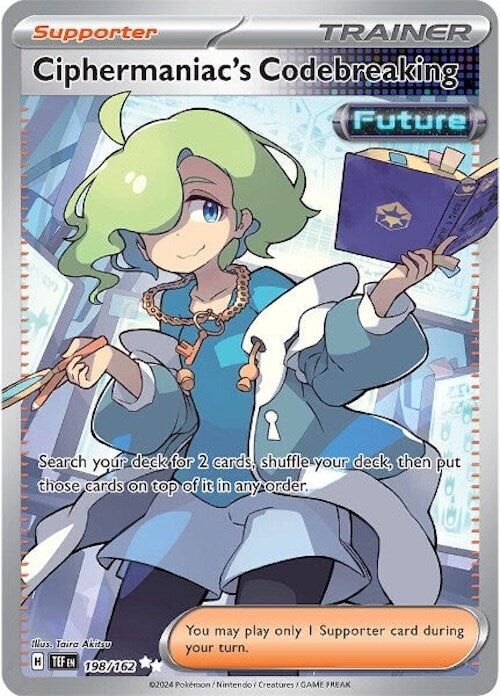 Ciphermaniac's Codebreaking (198/162) [Scarlet & Violet: Temporal Forces] 