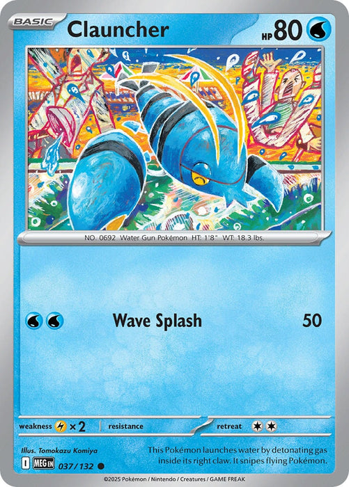 Clauncher (037/132) [Mega Evolution: Base Set] 