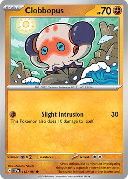 Clobbopus (112/191) [Scarlet & Violet: Surging Sparks] 