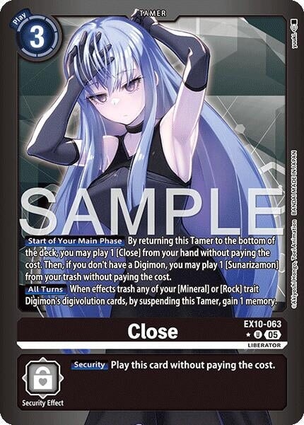 Close (Limited Foil) (EX10-063 U) 