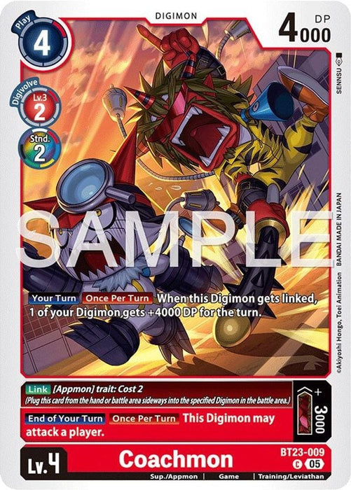 Coachmon (#BT23-009 C) (Hackers' Slumber) Near Mint 