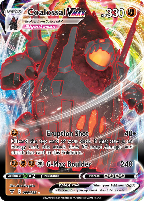 Coalossal VMAX [SWSH04: Vivid Voltage] 
