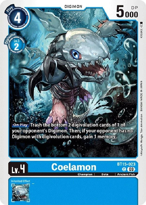 Coelamon (#BT15-023 U) (Exceed Apocalypse) Near Mint 
