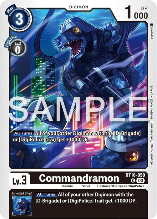 Commandramon (BT16-050 C) 